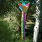 In the Breeze Kaleidoscope 38" Lotus Flower Windsock, Outdoor Floral Decoration, 5199